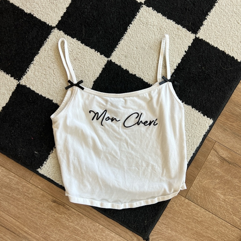 Forever 21 White Crop Camisole